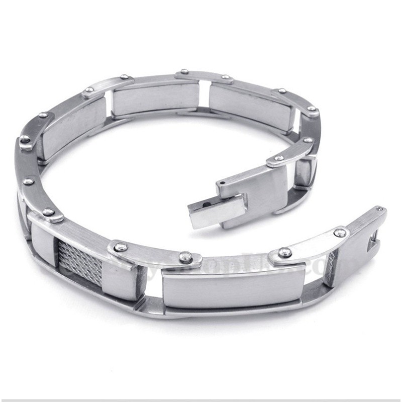 Men's Titanium Cable Bracelet Men's Titanium Cable Bracelet