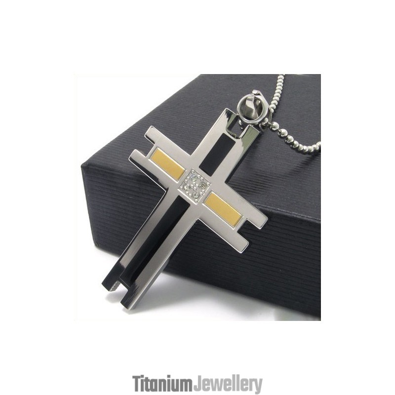 Mens New Style Cross Titanium Pendant Mens New Style Cross Titanium Pendant