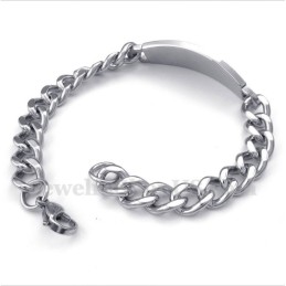 Men's Titanium Diamond Greek Meander Pattern Bracelet