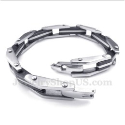 Men's Titanium Black Bracelet