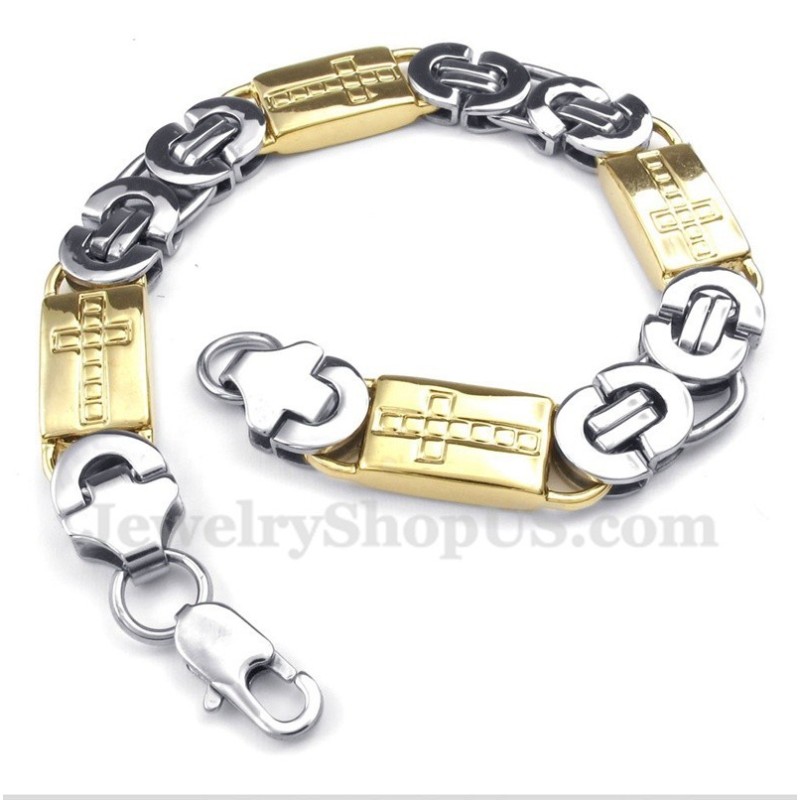 Men's Titanium Gold Bracelet Men's Titanium Gold Bracelet