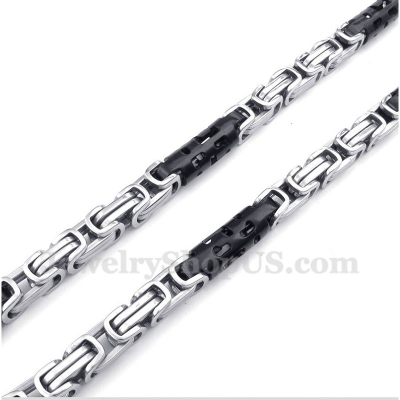 Men's Titanium Black Cylinder Necklace Men's Titanium Black Cylinder Necklace
