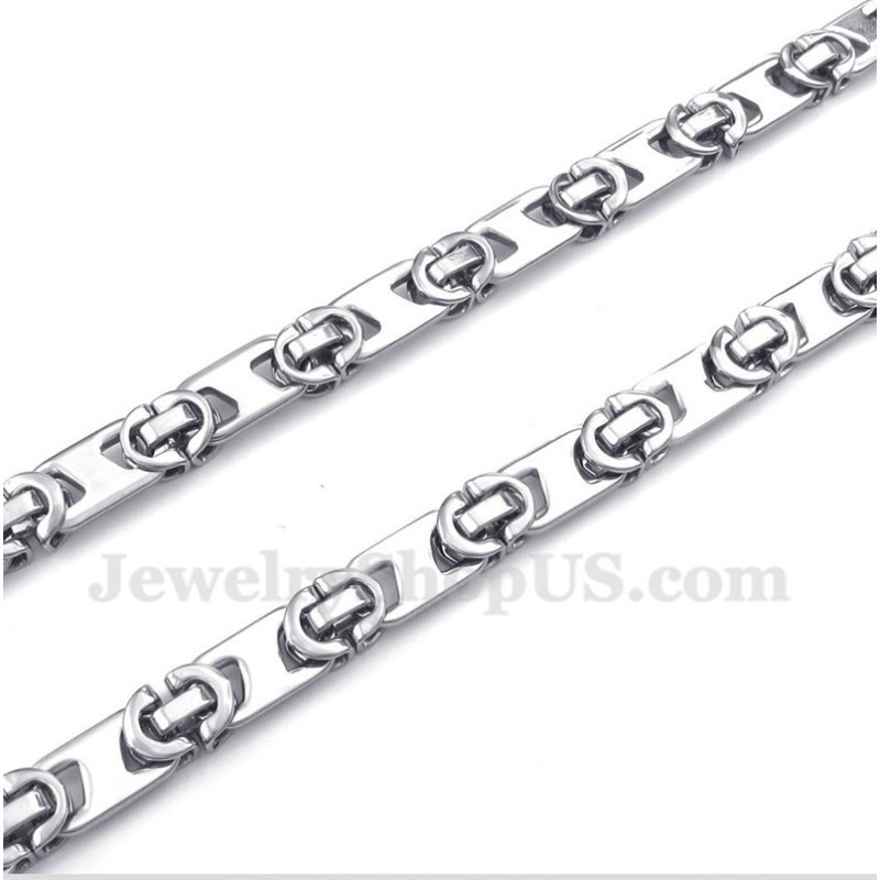 Men's Titanium Half Crescent Necklace Men's Titanium Half Crescent Necklace