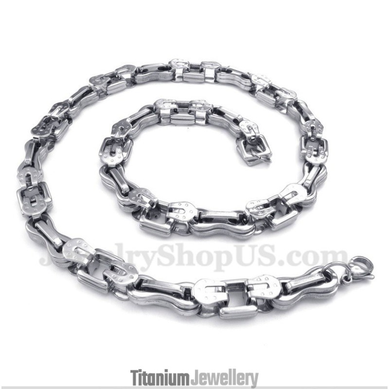 Men's Titanium Layered Necklace