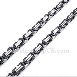 Men's Titanium Black Necklace