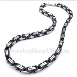 Men's Titanium Black Necklace