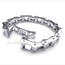 Men's Titanium Bicycle Chain Bracelet