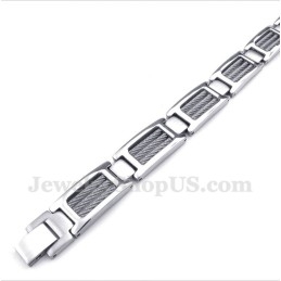 Men's Titanium Cable Bracelet