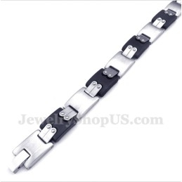 Men's Titanium Black Bracelet