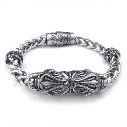 Men's Titanium Casted Diamond Bracelet