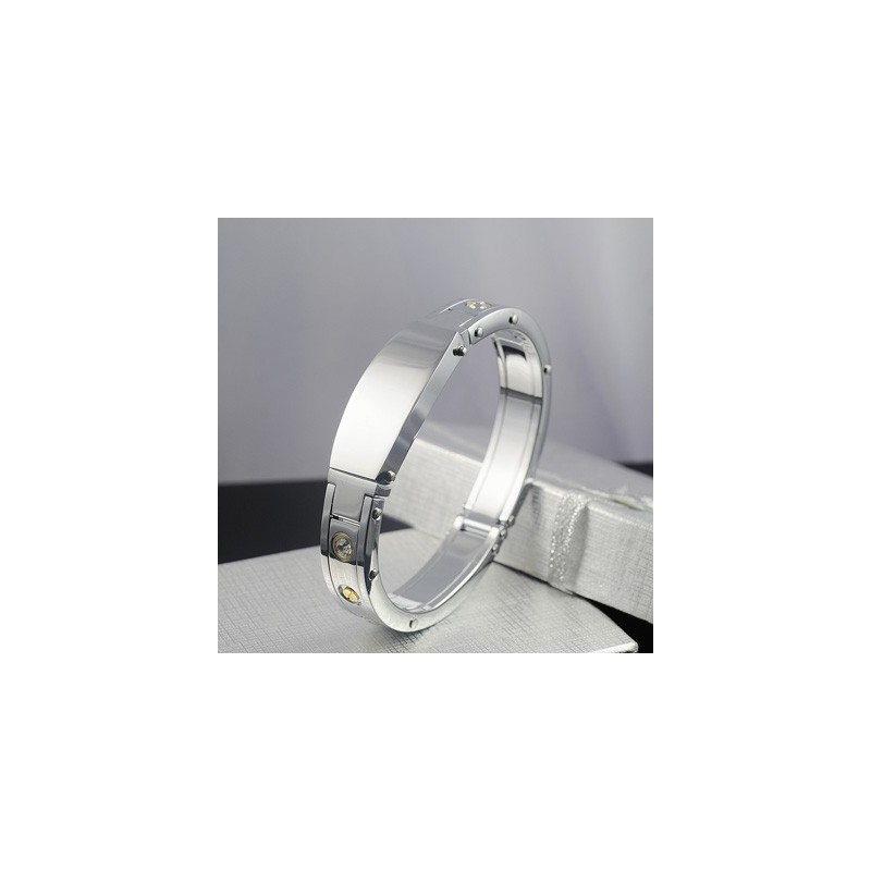 Mens Titanium Diamond Bracelets