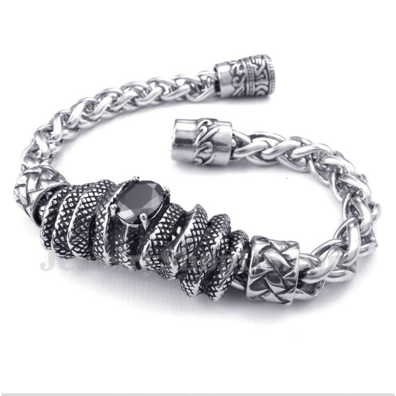Men's Titanium Casted Black Diamond Bracelet Men's Titanium Casted Black Diamond Bracelet