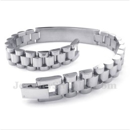 Men's Titanium Bracelet With Crystal