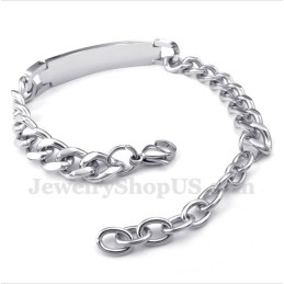 WoMen's Titanium Diamond Couple'S Bracelet