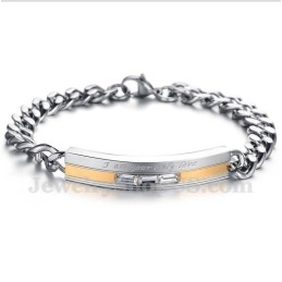 Men's Titanium Couple'S Bracelet