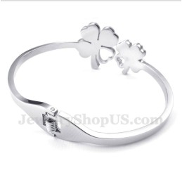 Men's Titanium Clover Bracelet