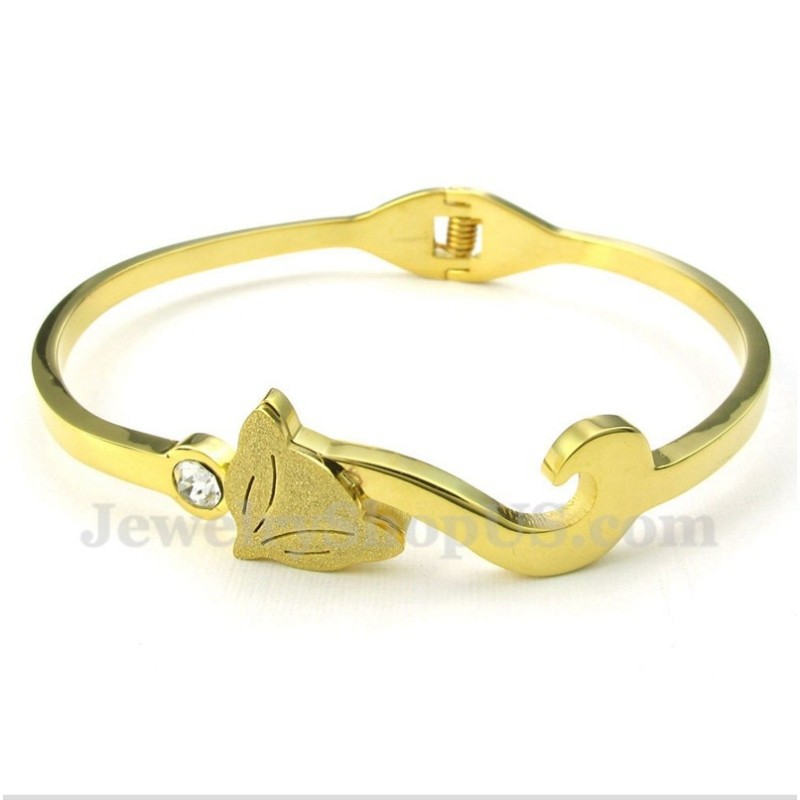Men's Titanium Gold Fox Bracelet Men's Titanium Gold Fox Bracelet