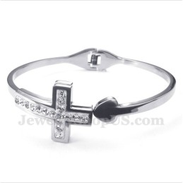 Men's Titanium Cross Bracelet