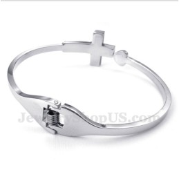 Men's Titanium Cross Bracelet