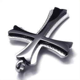 New Style Cross Titanium Pendant (Black)