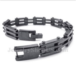 Men's Titanium Greek Meander Pattern Bracelet
