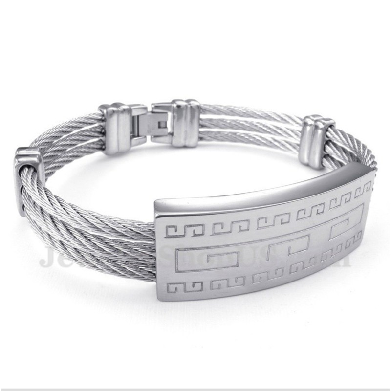 Men's Titanium Cable Bracelet Men's Titanium Cable Bracelet
