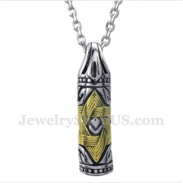 Men's Titanium Celtic Knot Pendant With Free Chain