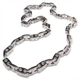 20.1 Inch Titanium Anchor Chain Necklace 8083