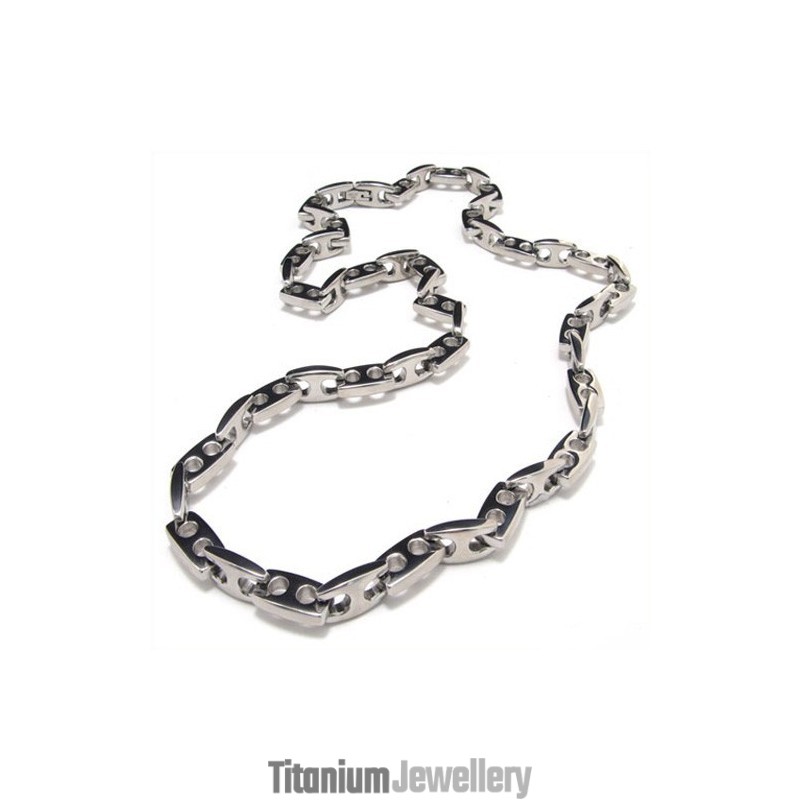 20.1 Inch Titanium Anchor Chain Necklace 8083 20.1 Inch Titanium Anchor Chain Necklace 8083