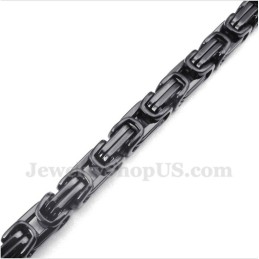 Men's Titanium Black Bracelet