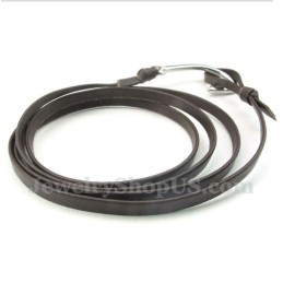 Men's Titanium Leather Bracelet