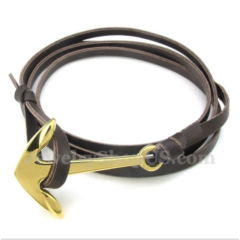 Men's Titanium Leather Bracelet Men's Titanium Leather Bracelet