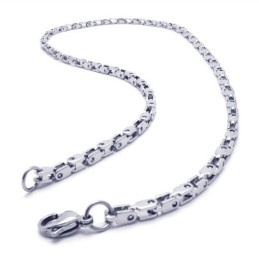 20.5 Inch Titanium Silver Fine Necklace