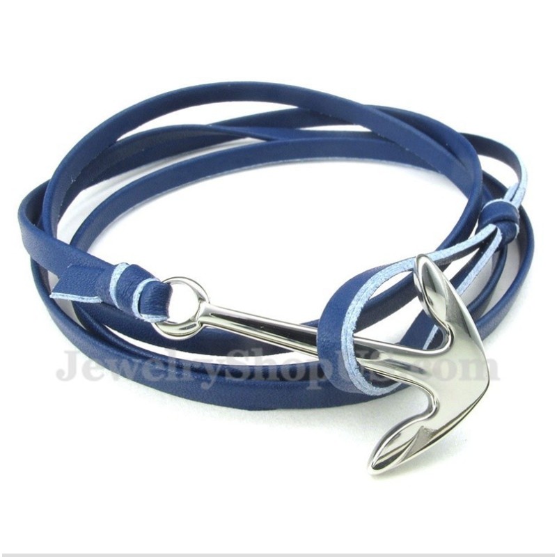 Men's Titanium Leather Bracelet Men's Titanium Leather Bracelet