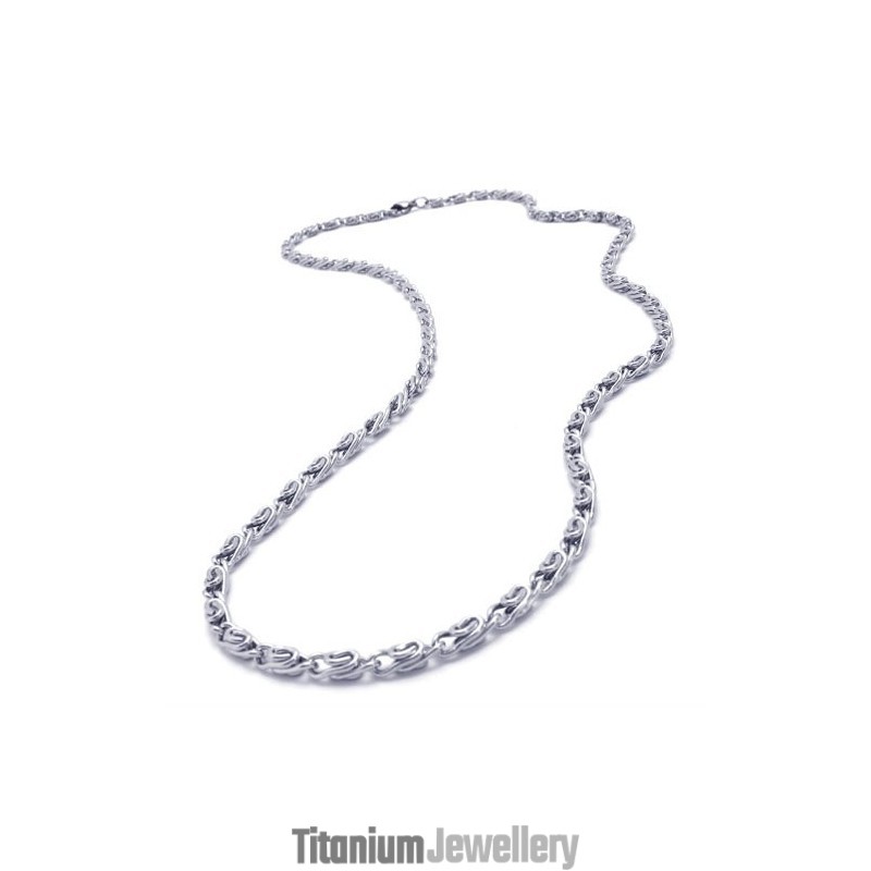 20.0 Inch Titanium Silver Necklace 20.0 Inch Titanium Silver Necklace