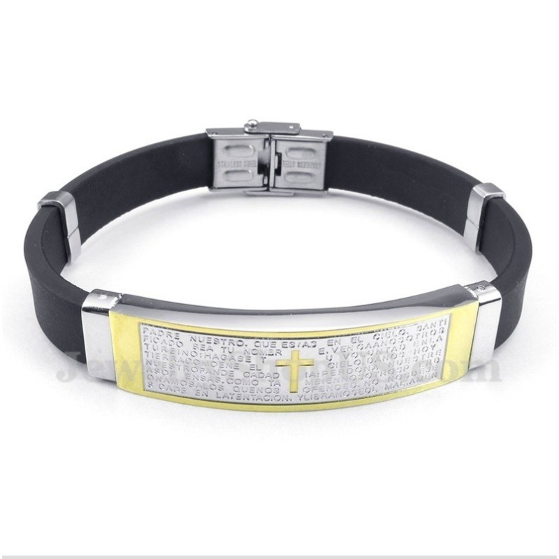 Men's Titanium Rubber Bracelet Men's Titanium Rubber Bracelet