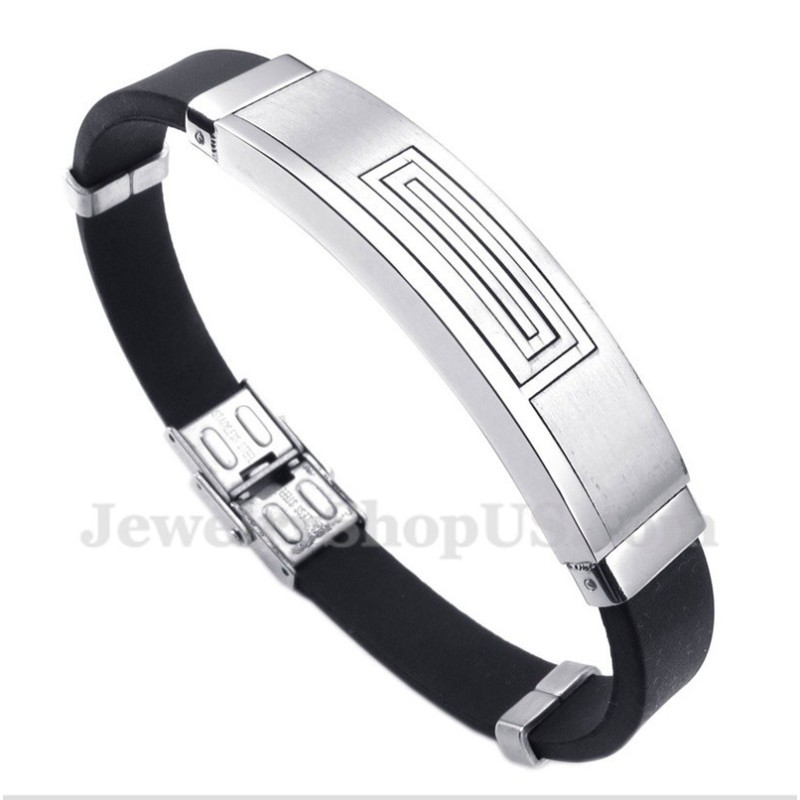 Men's Titanium Rubber Bracelet Men's Titanium Rubber Bracelet