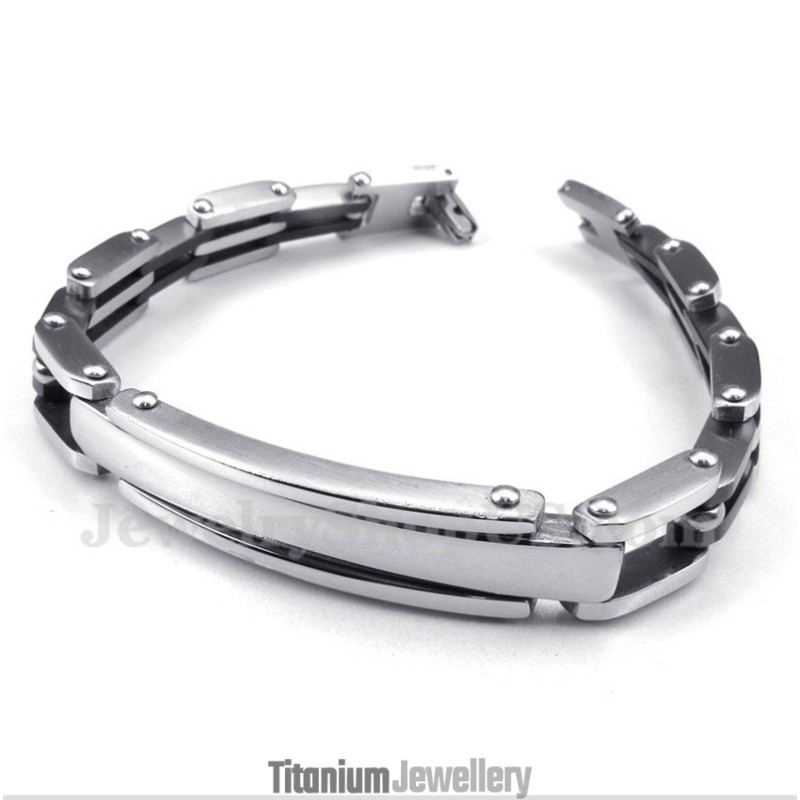 Men's Titanium Black Bracelet Men's Titanium Black Bracelet