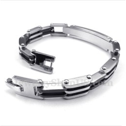 Men's Titanium Black Bracelet