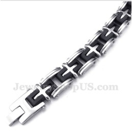 Men's Titanium Cross Bracelet