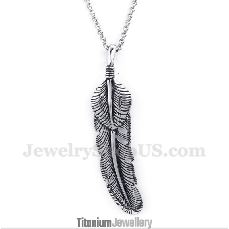 Men's Titanium Pendant With Free Chain Men's Titanium Pendant With Free Chain