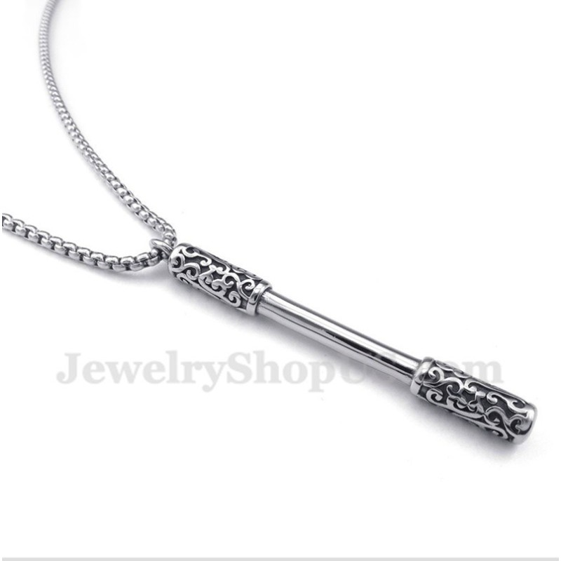 Men's Titanium Pendant With Free Chain Men's Titanium Pendant With Free Chain
