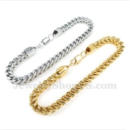 Men's Silver Titanium Bracelet