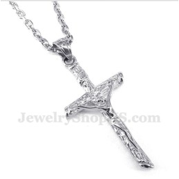 Men's Titanium Jesus Pendant With Free Chain