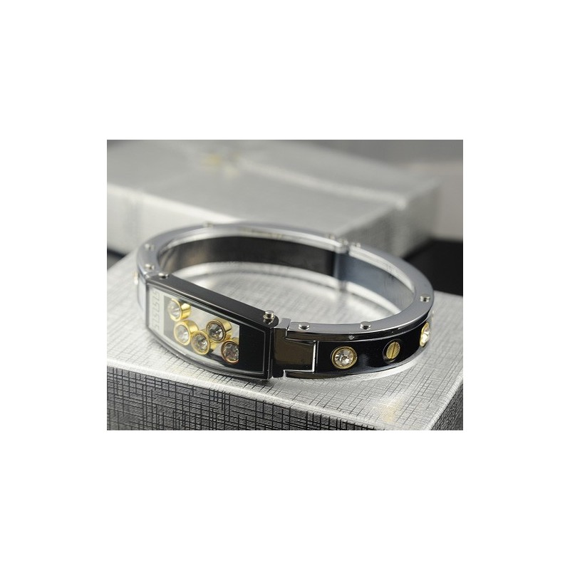 Mens Titanium Diamond Bracelets