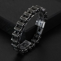 Men's Titanium Biker Chain Bicycle Bracelet