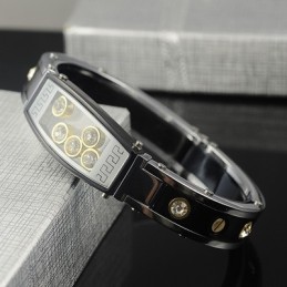 Mens Titanium Diamond Bracelets
