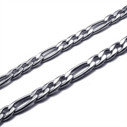 22.4 Inch Titanium Silver Simple Necklace