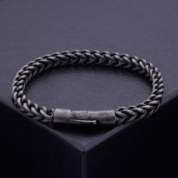 Titanium Men's Bracelet Titanium Boys Retro Hip Hop Trendy Hand Jewelry