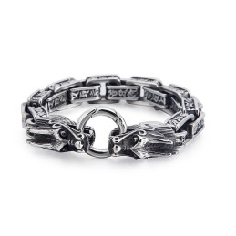 Fashion Cool Titanium Dragon Head Jewelry For Men Vintage Tide Men Casting Titanium Dragon Bracelets